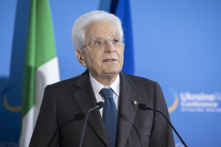 Il Presidente della Repubblica Sergio Mattarella in occasione della “Conferenza sulla ripresa dell’Ucraina 2025”, Roma, 10/07/2025  (©quirinale.it)